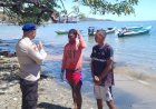 Patroli-ke-Pesisir-Pantai,-Personel-Sat-Polairud-Polres-Belu-Imbau-Nelayan-Utamakan-Keselamatan-dan-Urungkan-Melaut-Saat-Cuaca-Buruk