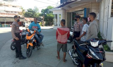 Sambut-New-Normal,-Samapta-Polres-Belu-Terus-Bergerak-Edukasi-Masyarakat-Tentang-Protokol-Kesehatan-Cegah-Covid-19