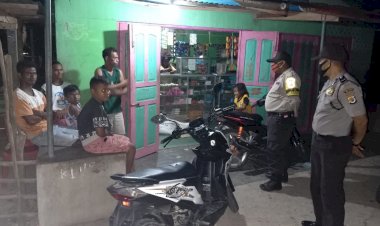 Agar-Covid-19-Jauh,-Polsek-Kakuluk-Mesak-Minta-Masyarakat-Jaga-Jarak-dan-Pakai-Masker-Kala-Keluar-Rumah