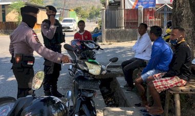 Covid-19-Masih-Ada,-Samapta-Polres-Belu-Minta-Masyarakat-Jaga-Kesehatan-dan-Patuh-dengan-Protokol-Kesehatan