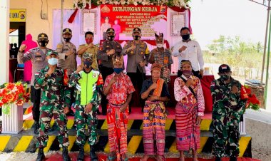 Kunker-Perdana-di-Polsek-Raimanuk,-Kapolres-Belu-Ajak-Semua-Pihak-Dukung-Polri-Jaga-Kamtibmas