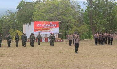 Gelar-Personil-dan-Kelengkapan,-TNI-Polri-dan-Pemkab-Belu-Laksanakan-Apel-Konsolidasi-Kesiapan-Hadapi-Bencana-Alam