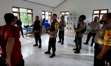 Pantau-PPK,-Kapolres-Belu-ke-Anggota:Tetap-Semangat-dan-Jangan-Lengah-Sampai-Kotak-Bergeser-ke-KPU