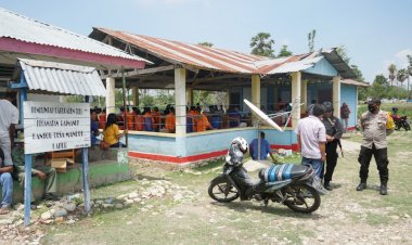 Pilkada-Belu-2020,-Polres-Belu-dan-BKO-Brimob-Hari-Ini-Amankan-Pleno-PPK-di-Lima-Kecamatan