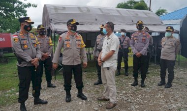 Pastikan-Kesiapan-Pengamanan-Pleno-Kabupaten,-Kapolda-NTT-Kunjungi-Polres-Belu-dan-kantor-KPUD-Belu