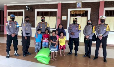 Setelah-Korban-Erupsi-Gunung-di-Lembata,-Polres-Belu-Salurkan-Bantuan-Sosial-untuk-Dua-Panti-Asuhan-di-Atambua