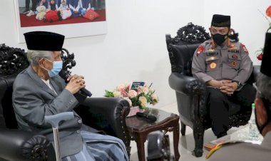 Sowan-ke-Ketua-MUI-Sulsel,-Kapolri-Sebut-Dukungan-Ulama-Sangat-Penting-Untuk-Menjaga-Kamtibmas
