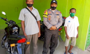 Sambang-Desa,-Bhabinkamtibmas-Bakustulama-Pesan-Warga-Waspadai-Banjir-dan-Covid-19