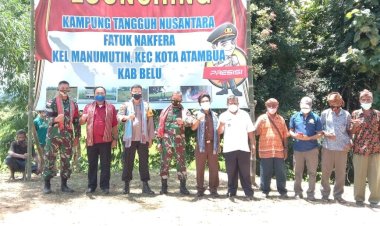 Sukses-di-Tiga-Lokasi,-Kapolres-Belu-bersama-Pejabat-Utama-Kembali-Luncurkan-Kampung-Tangguh-Turangga-di-Enam-Lokasi