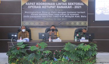 Satukan-Persepsi,-Polres-Belu-Gelar-Rakor-Lintas-Sektoral-Kesiapan-Operasi-Ketupat-Ranakah-2021