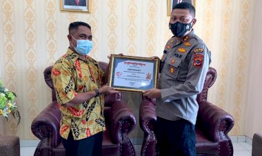 Apresiasi-Pilkada-Berjalan-Luber-dan-Jurdil,-KPU-beri-Penghargaan-kepada-Polres-Belu