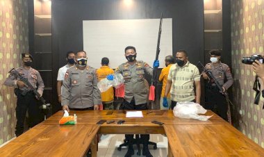 Hadirkan-Tersangka-dan-Barang-Bukti,-Polres-Belu-Rilis-Pengungkapan-Kasus-Pencurian-Ternak-Sapi