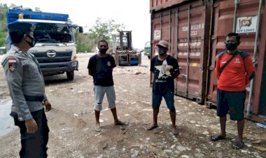 Sebut-Covid-19-Masih-Ada,-Sat-Pol-Airud-Polres-Belu-Pinta-Warga-Tetap-Patuhi-Protokol-Kesehatan