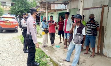 Jelang-Nataru,-Sat-Samapta-Polres-Belu-Ajak-Masyarakat-Jaga-Kamtibmas-dan-Disiplin-Jalankan-Prokes