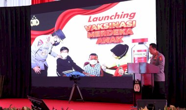 Launching-Vaksinasi-Merdeka-Anak,-Kapolri:-Upaya-Menjaga-Generasi-Penerus-Bangsa