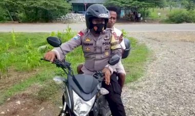 Turun-ke-desa,-BRIPKA-Yusran-Antar-Jemput-Warga-Binaanya-untuk-Vaksinasi-Covid-19,-Cek-Videonya