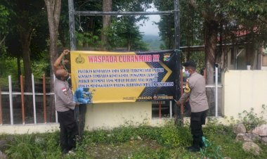 Tekan-Kasus-Curanmor,-Polres-Belu-dan-Jajaran-Insentifkan-Patroli-dan-Pasang-Spanduk-Imbauan