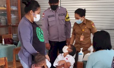 Kawal-Vaksinasi,-BRIGPOL-Basri:Ayo-Anak-anak,-Semangat-dan-Jangan-Takut-Divaksinasi