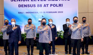 Hadiri-Senior-Level-Meeting,-Kapolri-Tekankan-Densus-88-Kembangkan-Kemampuan-Hadapi-Tantangan
