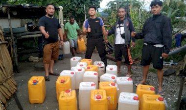 Bergerak-ke-Tapal-Batas,-Aparat-Gabungan-Polres-Belu-Gagalkan-Upaya-Penyelundupan-Ribuan-Liter-Minyak-Tanah-ke-Timor-Leste