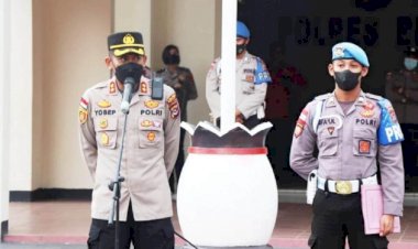 Apel-Jam-Pimpinan,-Kapolres-Belu:-Jadilah-Polri-yang-Pandai-Bersyukur-dan-Hilangkan-Budaya-Malas-Masuk-Kantor