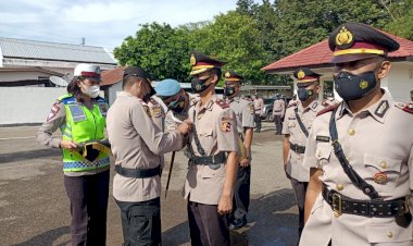 Promosi-Jabatan,-Kapolres-Belu-AKBP-Yosep-Krisbiyanto-Pimpin-Sertijab-Wakapolres,-Kasat-dan-Kapolsek-Jajaran