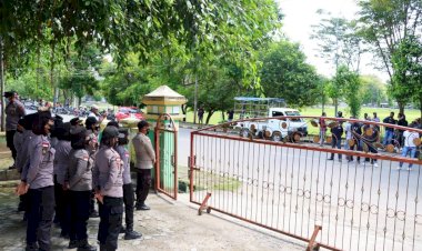 Jamin-Keamanan-dan-Kelancaran,-Polres-Belu-Amankan-Aksi-Damai-Jilid-2-Forum-Masyarakat-Perbatasan-Korban-Ketidakadilan