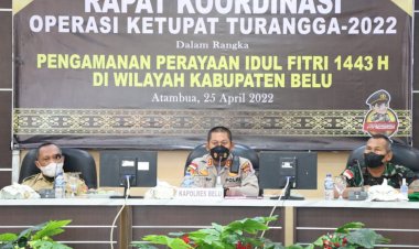 Rakor-Ops-Ketupat-2022,-Kapolres-Belu-Pastikan-Stok-BBM-dan-Bahan-Pokok--Aman-Hingga-Idul-Fitri
