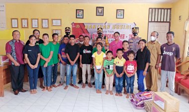 Baksos-Serentak-di-Hari-Bhayangkara-Ke-76,-Polres-Belu-dan-Jajaran-Salurkan-Bantuan-Sosial-untuk-Masyarakat