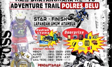 Trail-Adventure-Polres-Belu-Digelar-Besok,-Ratusan-Rider-NTT-dan-Timor-Leste-Siap-Bersaing-Rebut-Hadiah-Tiga-Unit-Sepeda-Motor