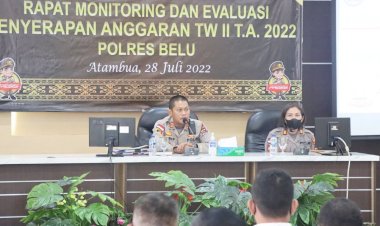 Polres-Belu-Gelar-Rapat-Monev-Penyerapan-Anggaran-Triwulan-II-T.A-2022