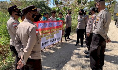 Cegah-Karhutla-dan-Jadikan-Belu-Tetap-Hijau,-Satgas-Ops-Bina-Karuna-Polres-Belu-Gencar-Lakukan-Penyuluhan