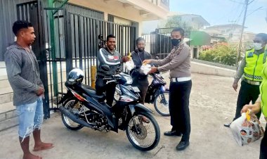 Rayakan-Hari-Jadi-Polantas-ke-67,-Sat-Lantas-Polres-Belu-Salurkan-Ratusan-Paket-Sembako-untuk-Sopir-Angkutan-Umum-dan-Ojek