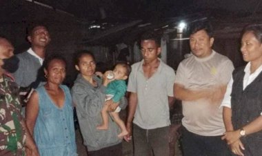 Tiga-Hari-Menghilang-Secara-Misterius,-Seorang-Pria-dan-Anaknya-Berumur-8-Bulan-Akhirnya-Ditemukan-Bhabinkamtibmas-Umanen-dan-Warga