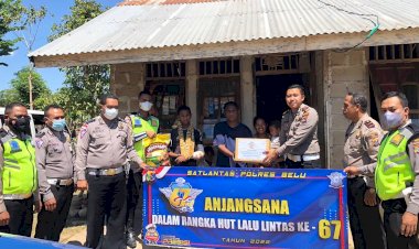 Anjangsana-Sambut-HUT-Polantas-ke-67,-Sat-Lantas-Polres-Belu-Kunjungi-Purnawirawan-Polri-dan-Korban-Kecelakaan-Lalu-Lintas