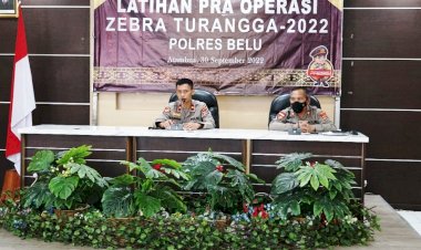 Setelah-Rapat-Lintas-Sektoral,-Polres-Belu-Gelar-Latihan-Kesiapan-Pelaksanaan-Operasi-Zebra-Turangga-2022
