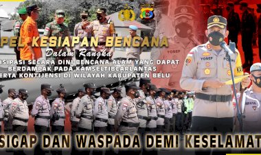 Antisipasi-Secara-Dini-Bencana-Alam,-Polres-Belu-Laksanakan--Apel-Gelar-Pasukan-Kesiapan-Tanggap-Bencana-Alam
