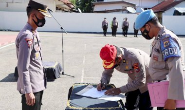 Latihan-Kerja-Selesai,-Polres-Belu-Lepas-Siswa-Diktukba-Polri-Gelombang-II-T.A-2022-SPN-Polda-NTT