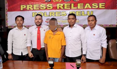 Hadirkan-Tersangka-dan-Barang-Bukti,-Polres-Belu-Gelar-Press-Release-Pengungkapan-Kasus-Pencurian-Barang-Elektronik-dan-Perhiasan
