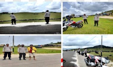 Fulan-Fehan-di-Serbu-Pengunjung-Saat-Libur-Imlek,-Polsek-Lamaknen-Turun-Lakukan-Patroli-dan-Pengamanan