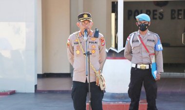 Satu-Tahun-Lebih-Bertugas-di-Tapal-Batas,-Kapolres-Belu-Pamitan-dan-Sampaikan-Pesan-Khusus-untuk-Anggota