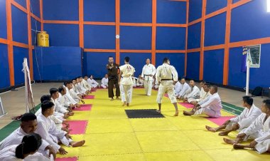 Diusulkan-Naik-Pangkat-Juli-2023,-38-Personel-Polres-Belu,-Malaka-dan-Brimob-Ikut-Ujian-Bela-Diri-Polri