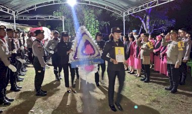 Lewat-Upacara-Kedinasan,-Kapolres-Belu-Beserta-Staf-dan-Bhayangkari-Beri-Penghormatan-Terakhir-untuk-Almarhum-Bripka-Suhardi-R.Bay