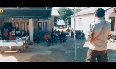 Kumpulkan-Ratusan-Masyarakat-Binaanya,-Bhabinkamtibmas-Naitimu-Polres-Belu-Imbau-Warga-Waspadai-Pelaku-TPPO,-Simak-Videonya