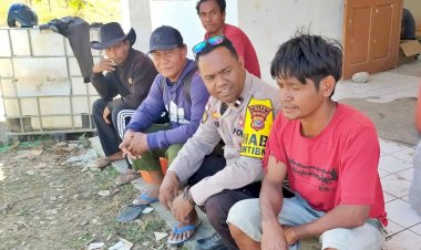 Mari-Bersama-Polri-Berantas-TPPO,-Seru-Bhabinkamtibmas-Polres-Belu-Ke-Warga-Binaannya-di-Desa-Maumutin