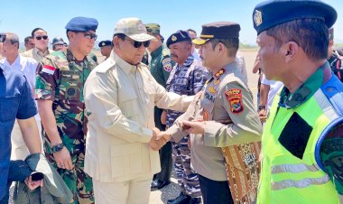 Selama-Dua-Hari,-Kapolres-Belu-Pimpin-Langsung-Pengamanan-Kunjungan-Kerja-Menteri-Pertahanan-RI-di-wilayah-Tapal-Batas