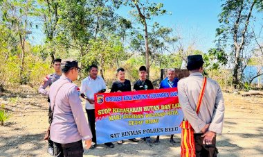 Hari-Terakhir-Operasi,-Satgas-Bina-Karuna-Polres-Belu-Ingatkan-Warga-di-Dua-Lokasi-ini-Tentang-Bahaya-Karhutla