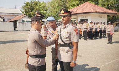 Rotasi-Jabatan,-Kapolres-Belu-AKBP-Richo-N.D-Simanjuntak-Pimpin-Serah-Terima-Jabatan-Kasat-Lantas