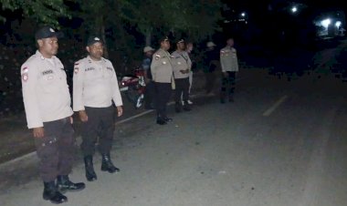 Dari-Sore-hingga-Malam,-Dua-Polsek-Jajaran-Polres-Belu-Bersinergi-Amankan-Kampanye-Caleg-dari-Partai-Demokrat