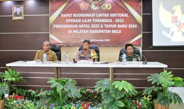 Nataru-di-Depan-Mata,-Polres-Belu-Undang-Instansi-Terkait-Gelar-Rakor-Lintas-Sektoral-Operasi-Lilin-Turangga-2023